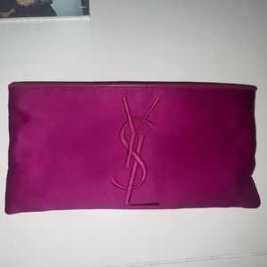 YSL pink makeup bag💕